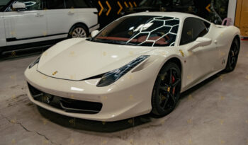 Ferrari 458 Italia 2011 White full